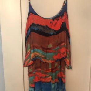 Scoop NYC brand multi color romper